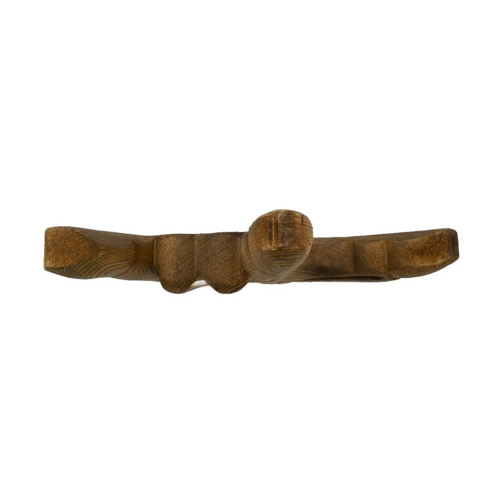 Carved Natural Wood ASL "I Love You" Sign Handmade (?) Hangable or Tabletop Art - Picture 9 of 12